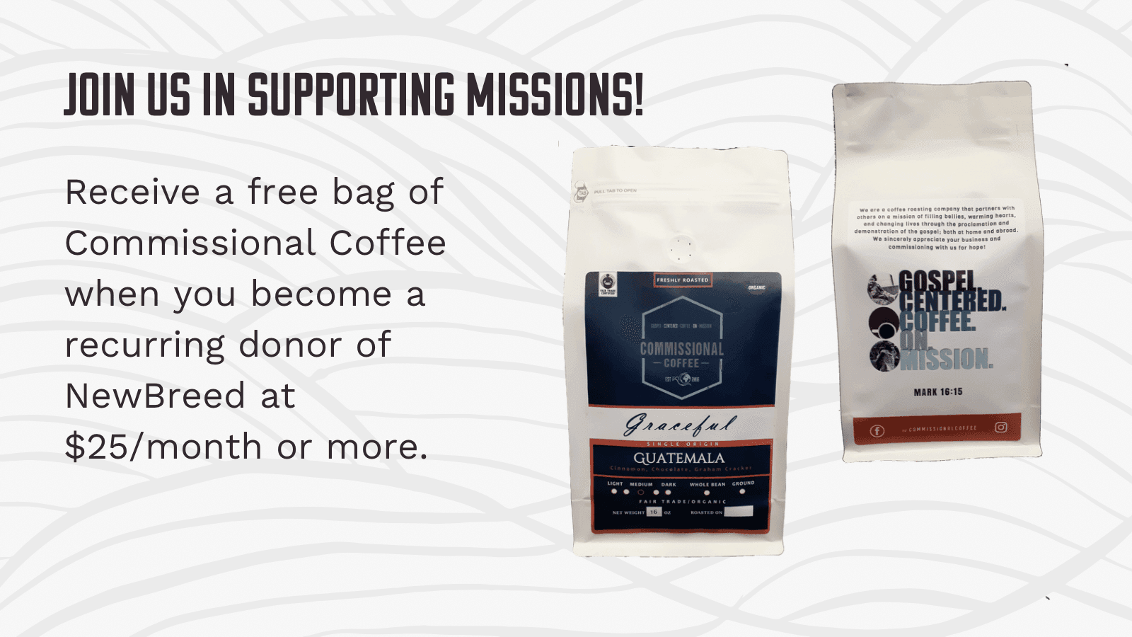 Support Missions and Get Coffee